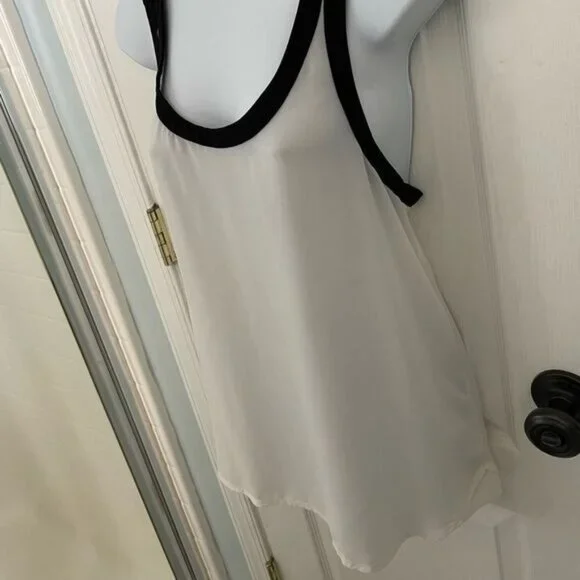 Express Tank Top Medium Mixed Media Sleeveless Old Money Minimalist Quiet Luxury - Picture 5 of 8